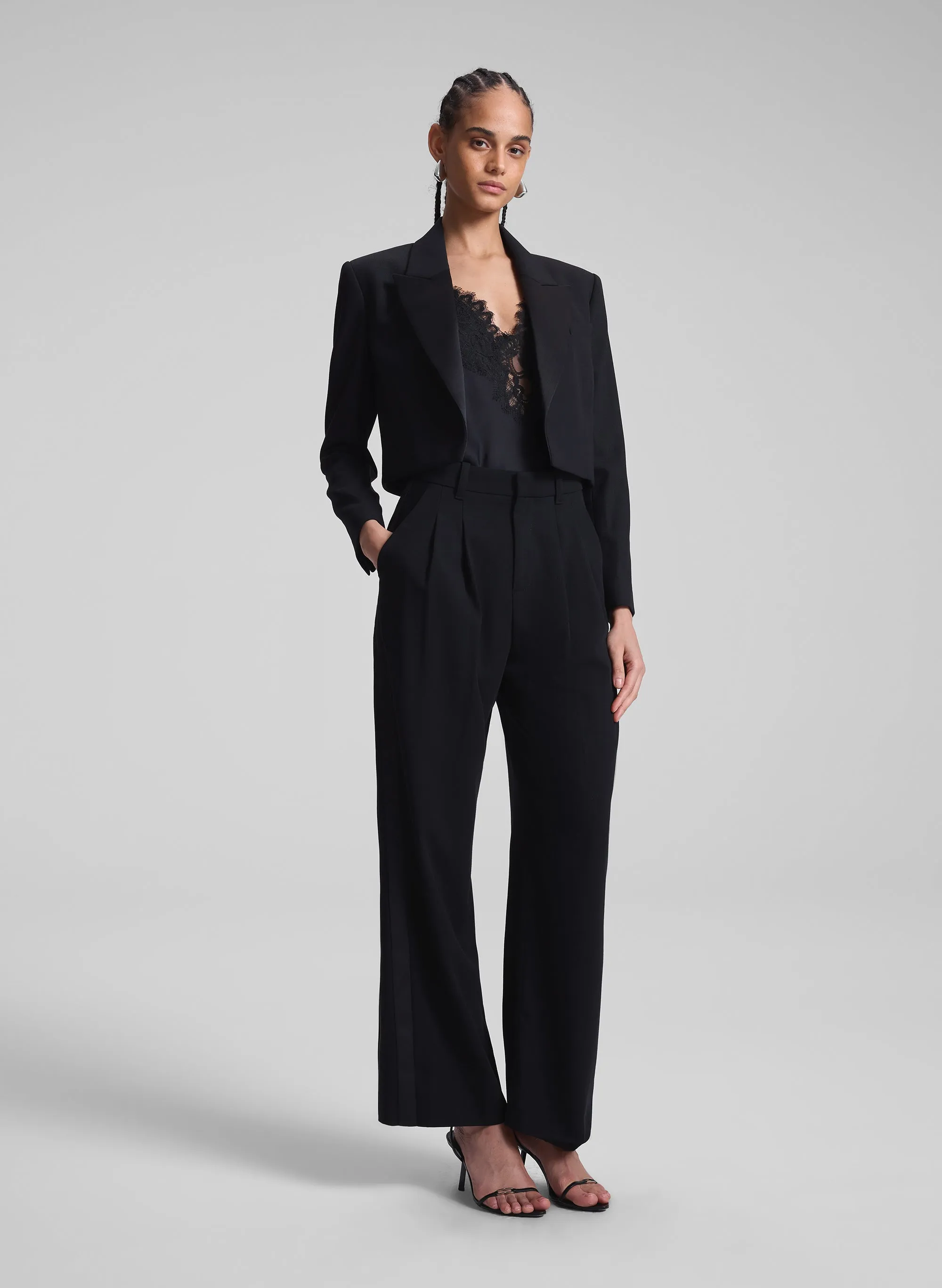 Anderson Cropped Tux Jacket