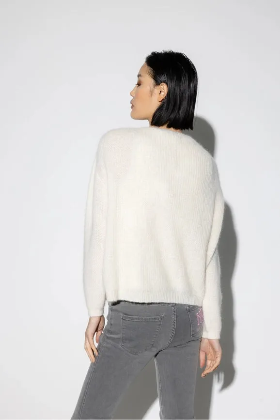 Angelo White Cardigan