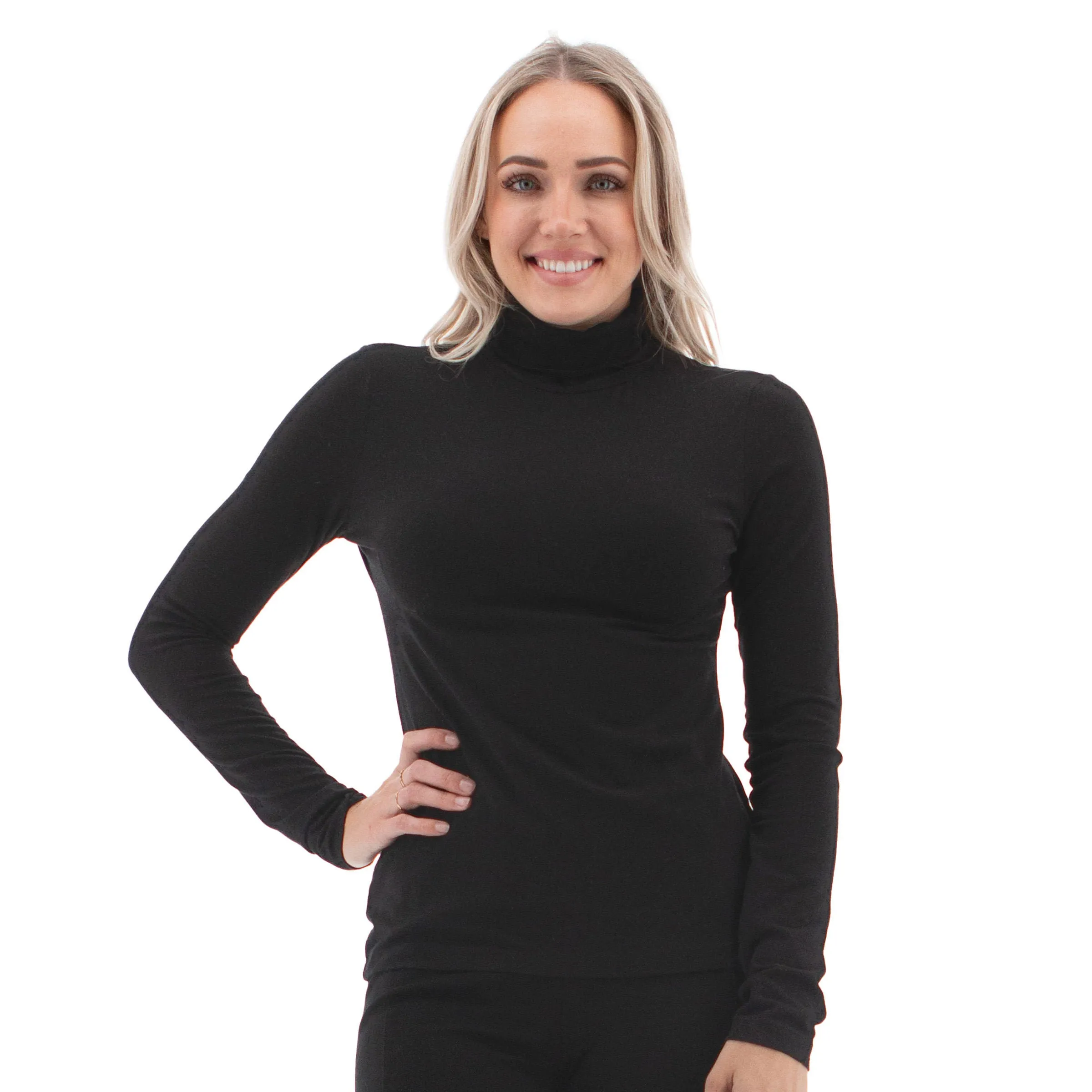 Aventura W Eden Turtleneck BLACK