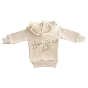 Bencer & Hazelnut Love Bug Club Script Hoodie - Oatmeal - 00000