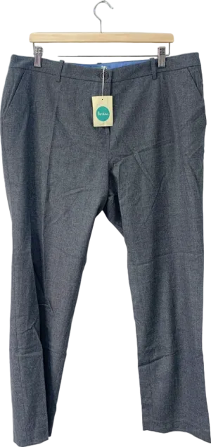 Boden Grey Slim Fit Wool Trousers UK 18L