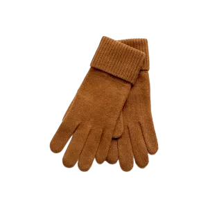 Cashmere Ribbed-Cuff Gloves