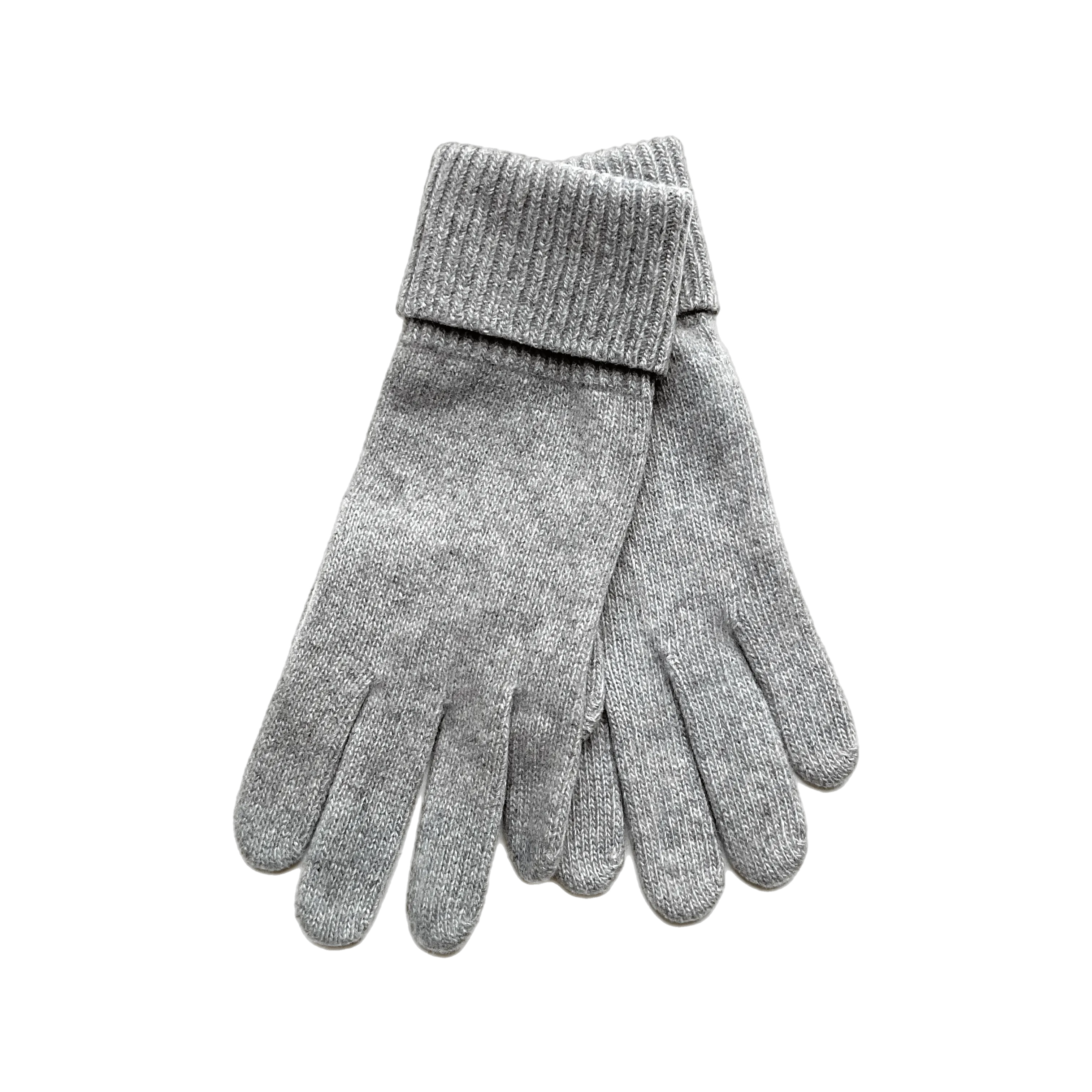 Cashmere Ribbed-Cuff Gloves