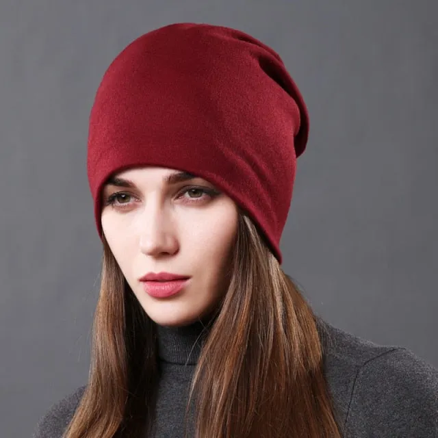 CNTANG Soft Knitted Beanie - Women's