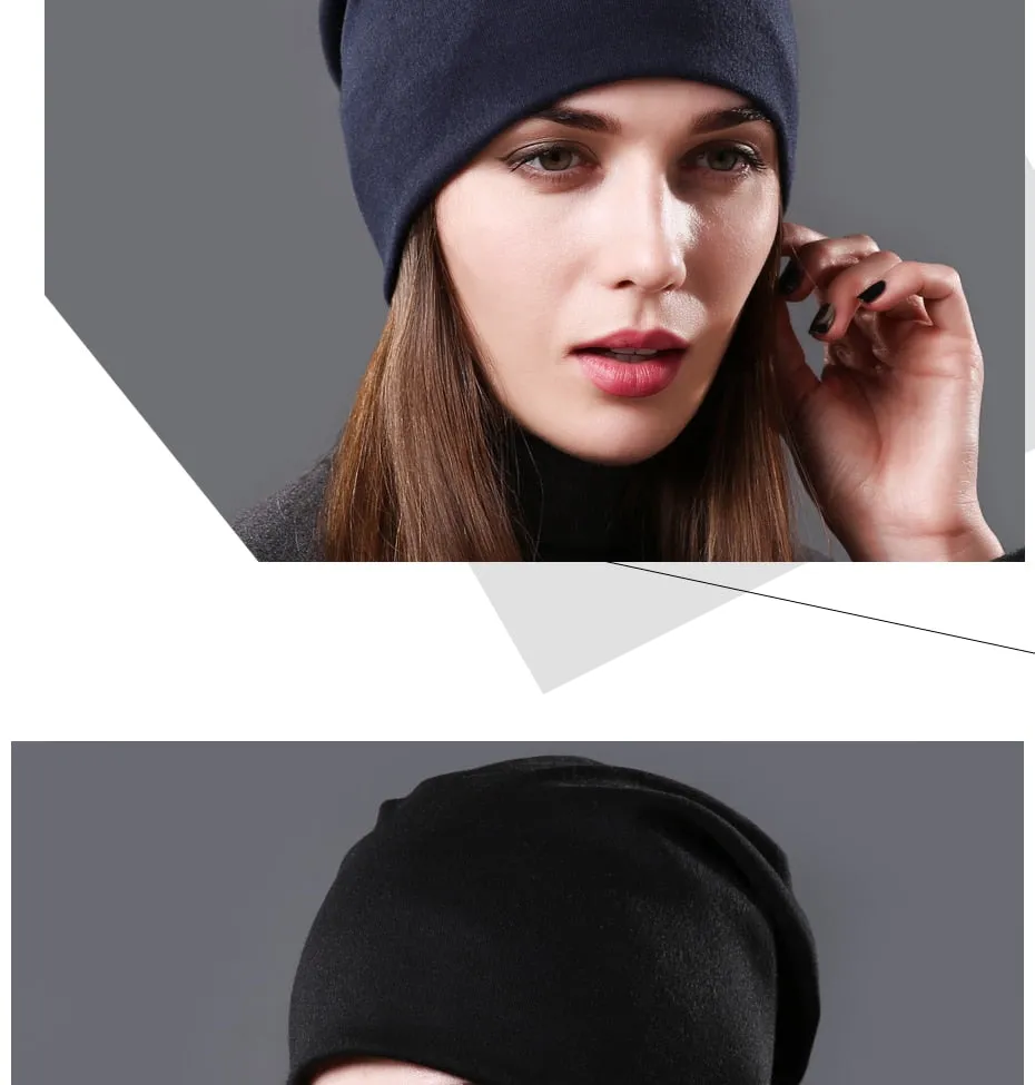 CNTANG Soft Knitted Beanie - Women's