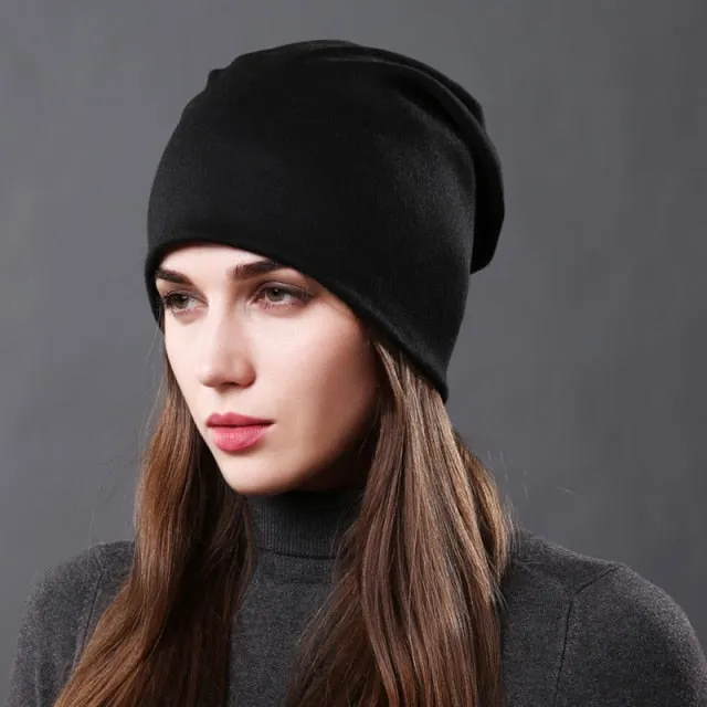 CNTANG Soft Knitted Beanie - Women's