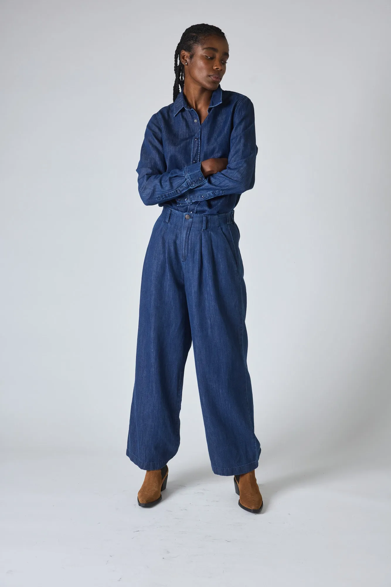 Ebb And Flow Wide Leg Denim Pant