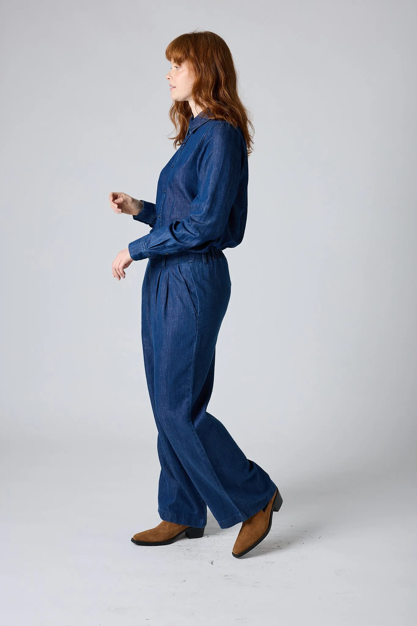 Ebb And Flow Wide Leg Denim Pant