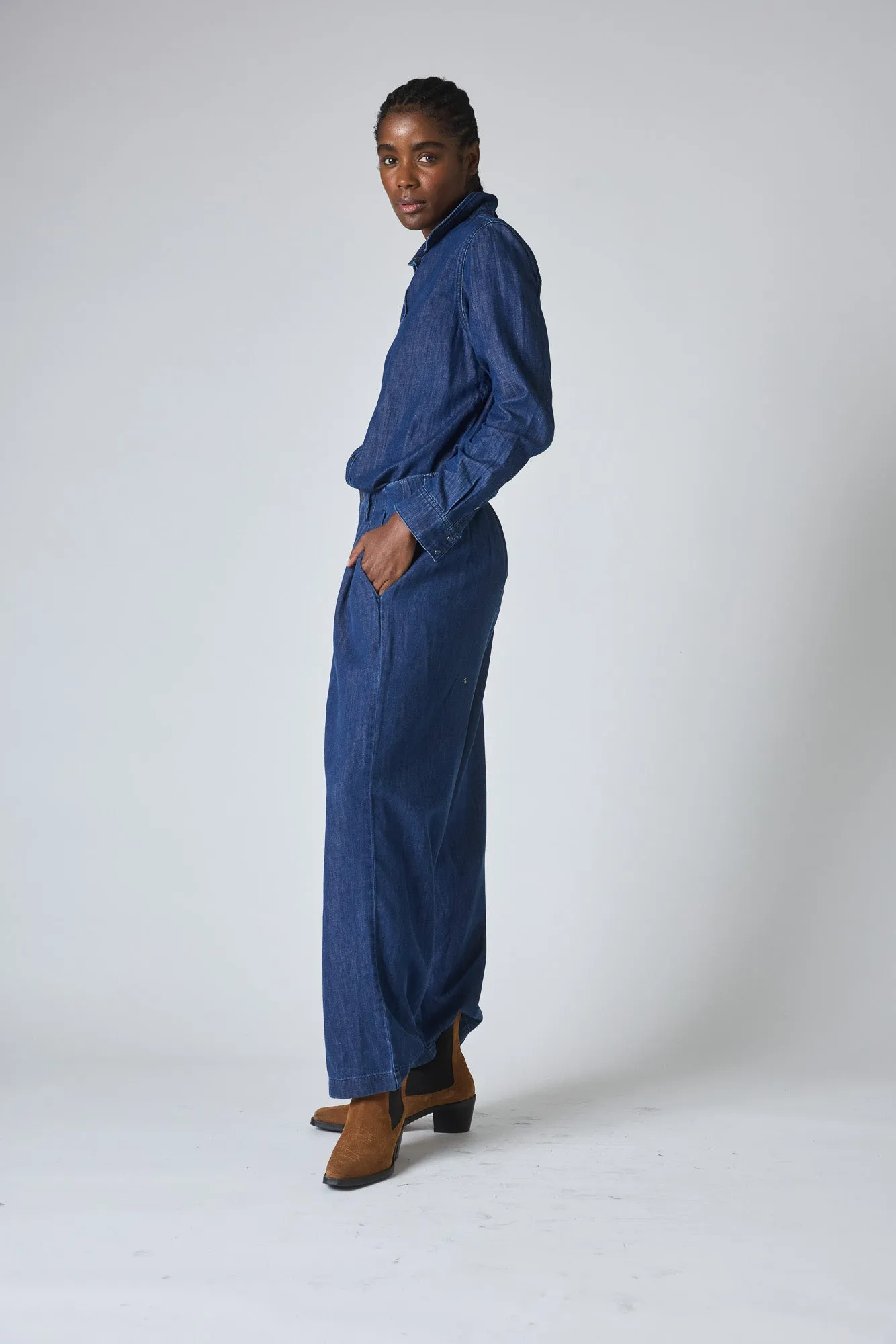 Ebb And Flow Wide Leg Denim Pant