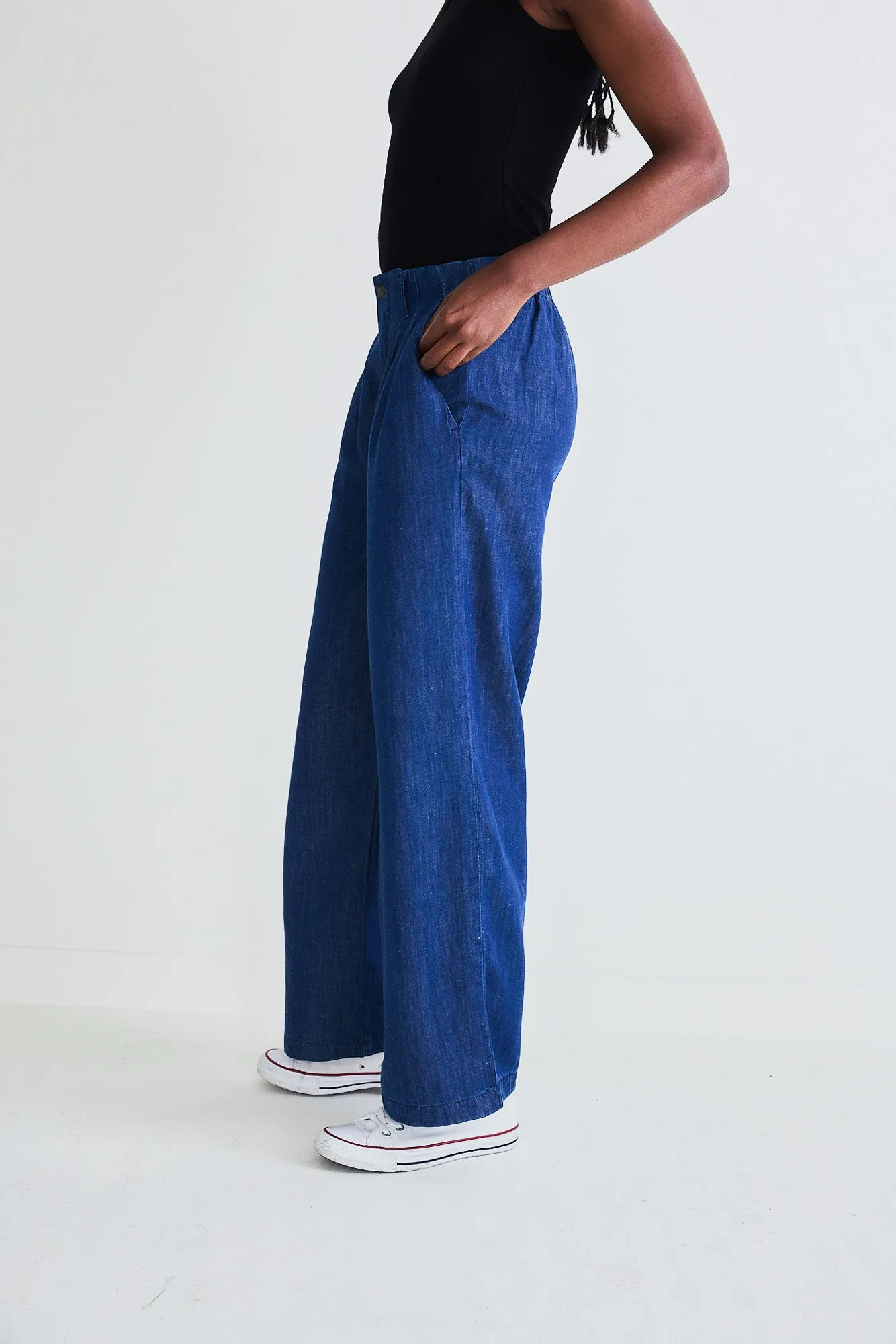 Ebb And Flow Wide Leg Denim Pant