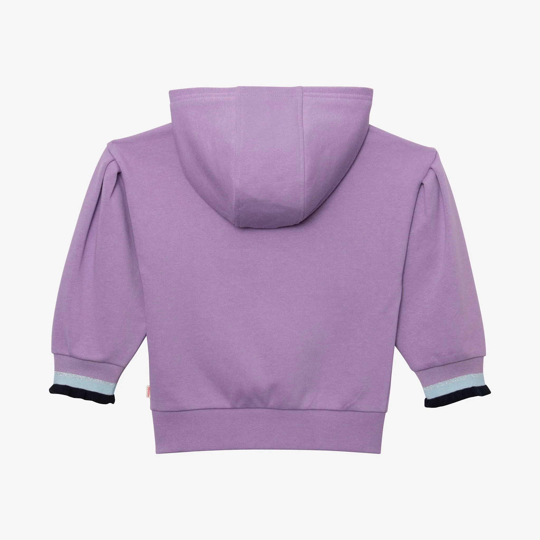 Girls' mauve butterfly cardigan