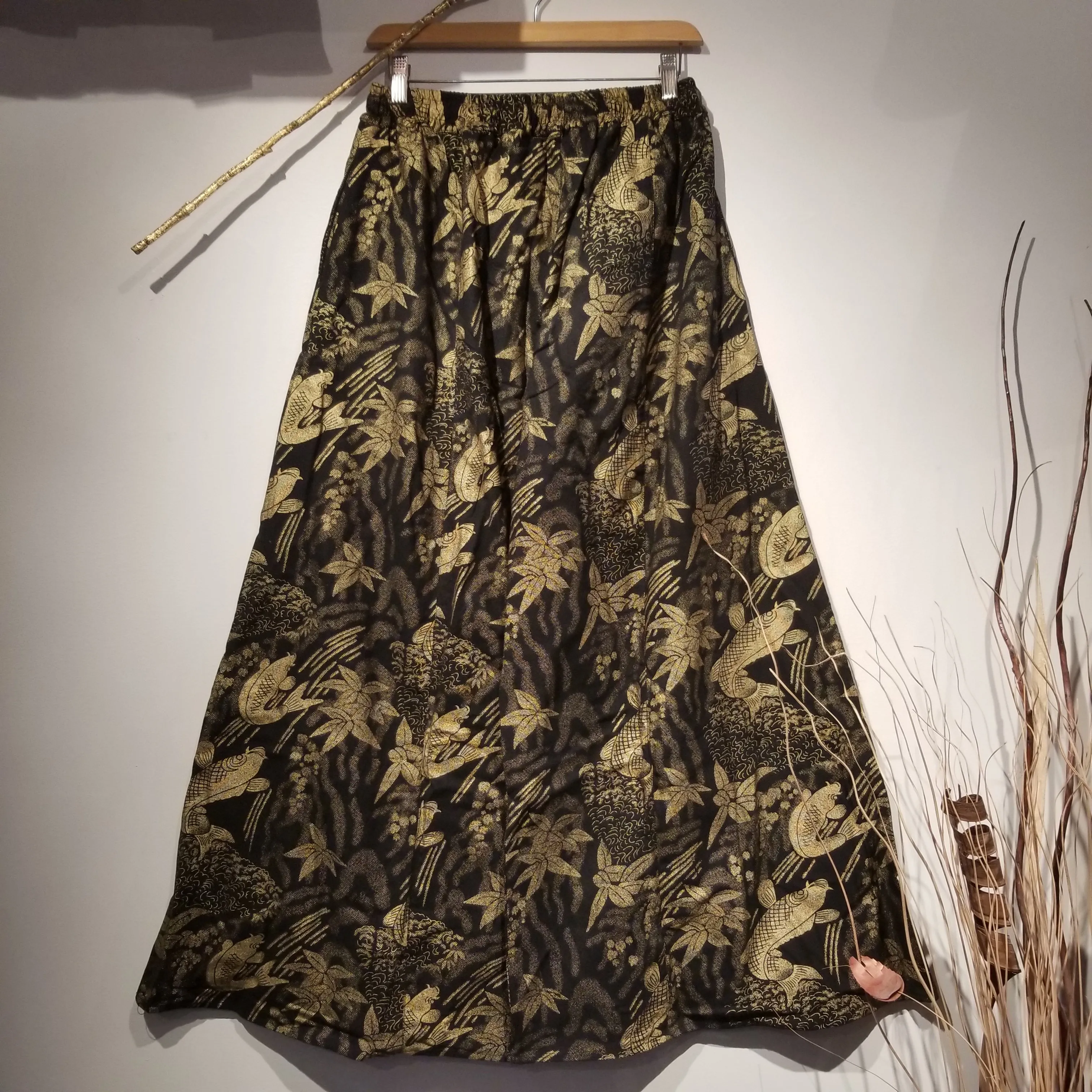 Golden Elite Koi Palazzo Pants