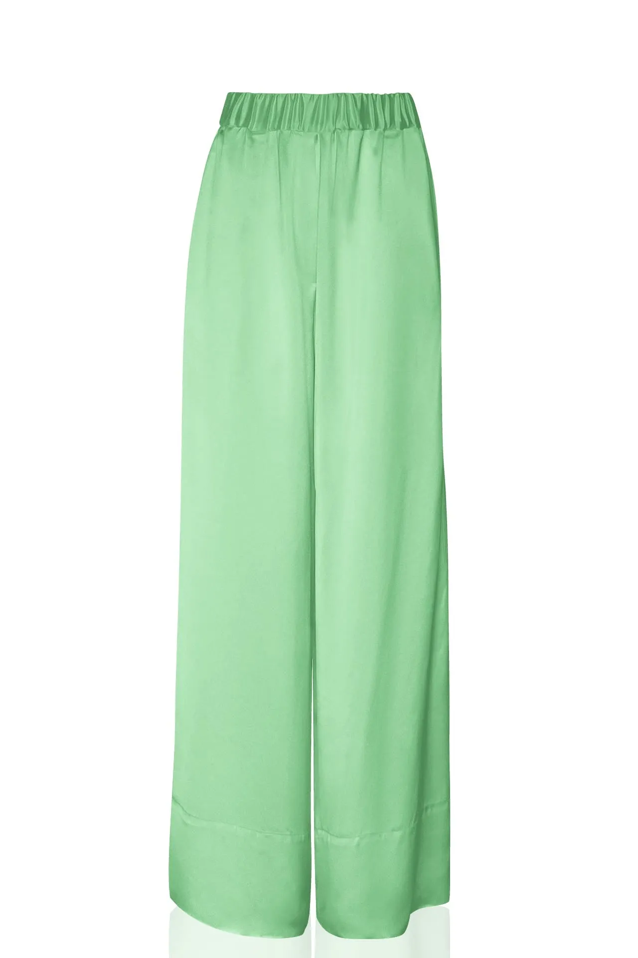 Green Wide Leg Pants