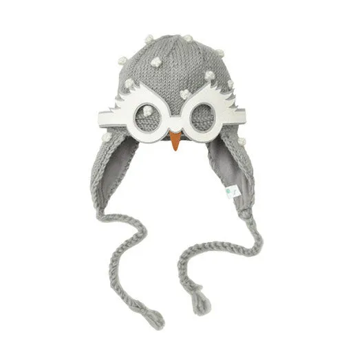 Hats Over Heels Hat Snowy Owl Grey