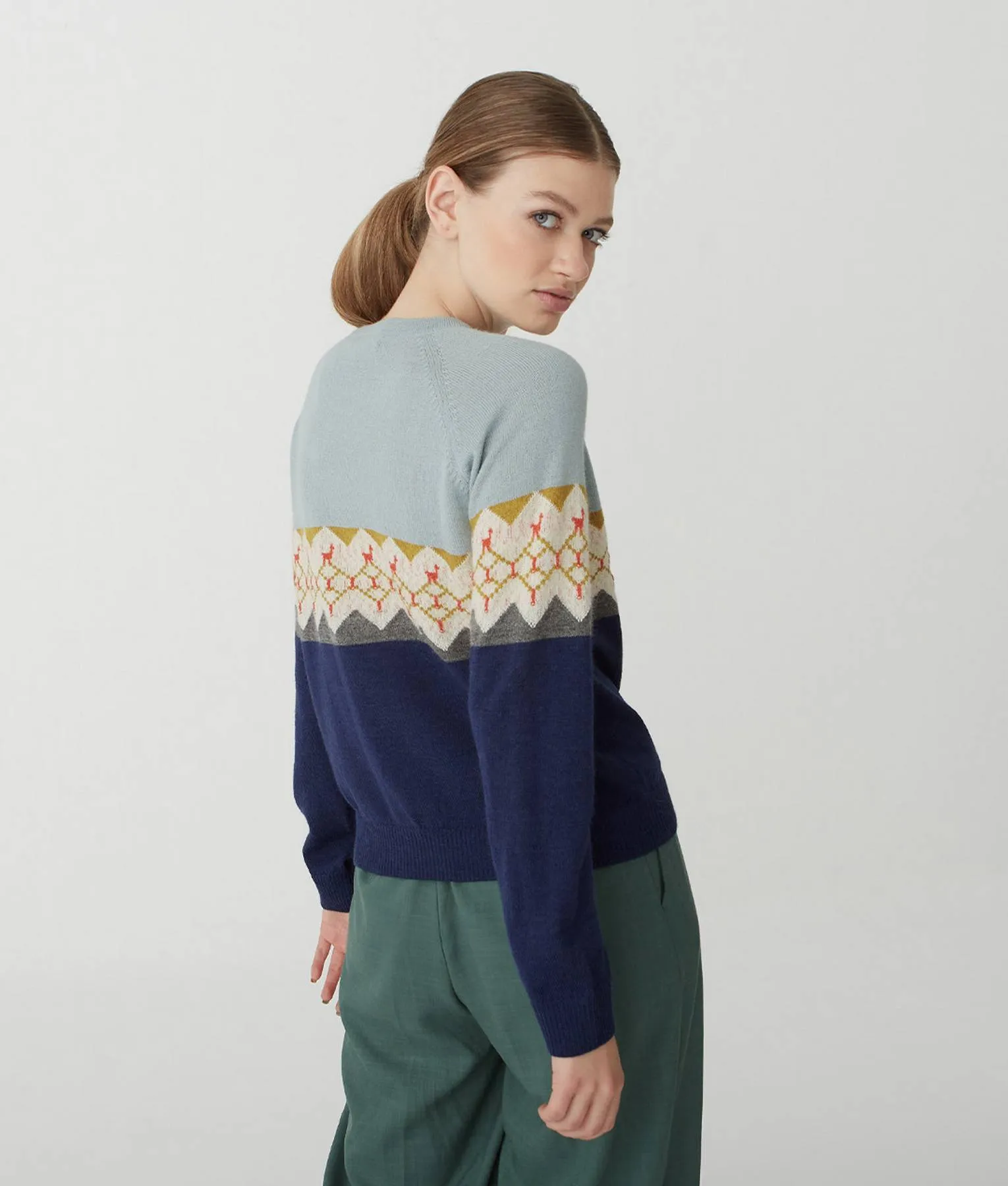 Intarsia Pullover