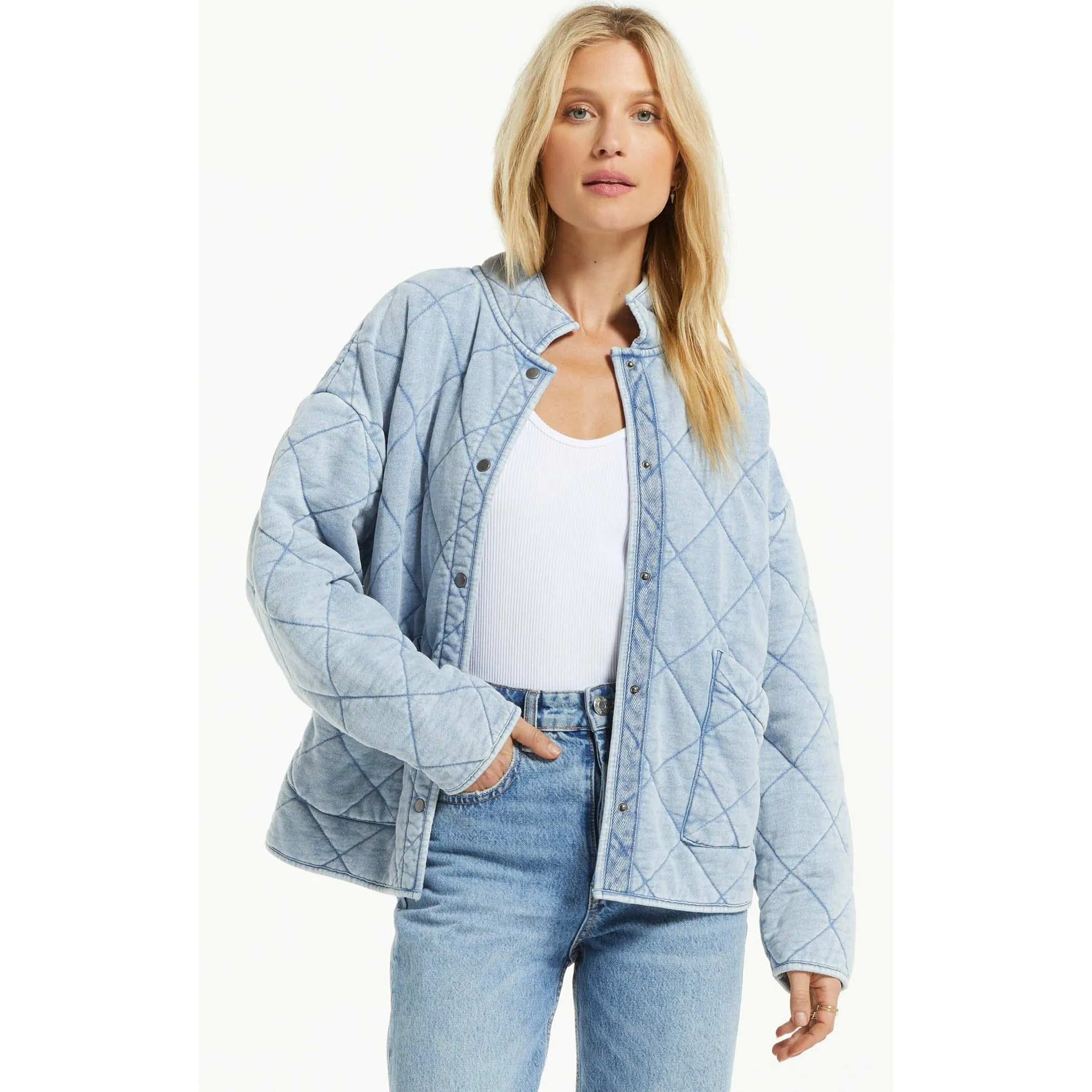 Maya Knit Denim Jacket