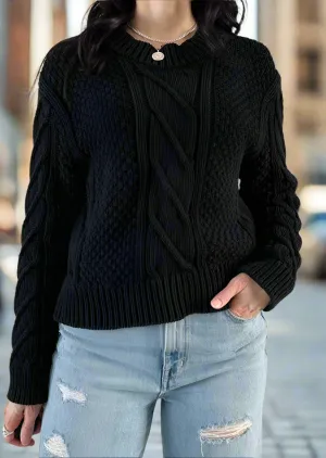 NEPTUNE BLACK TURTLENECK SWEATER