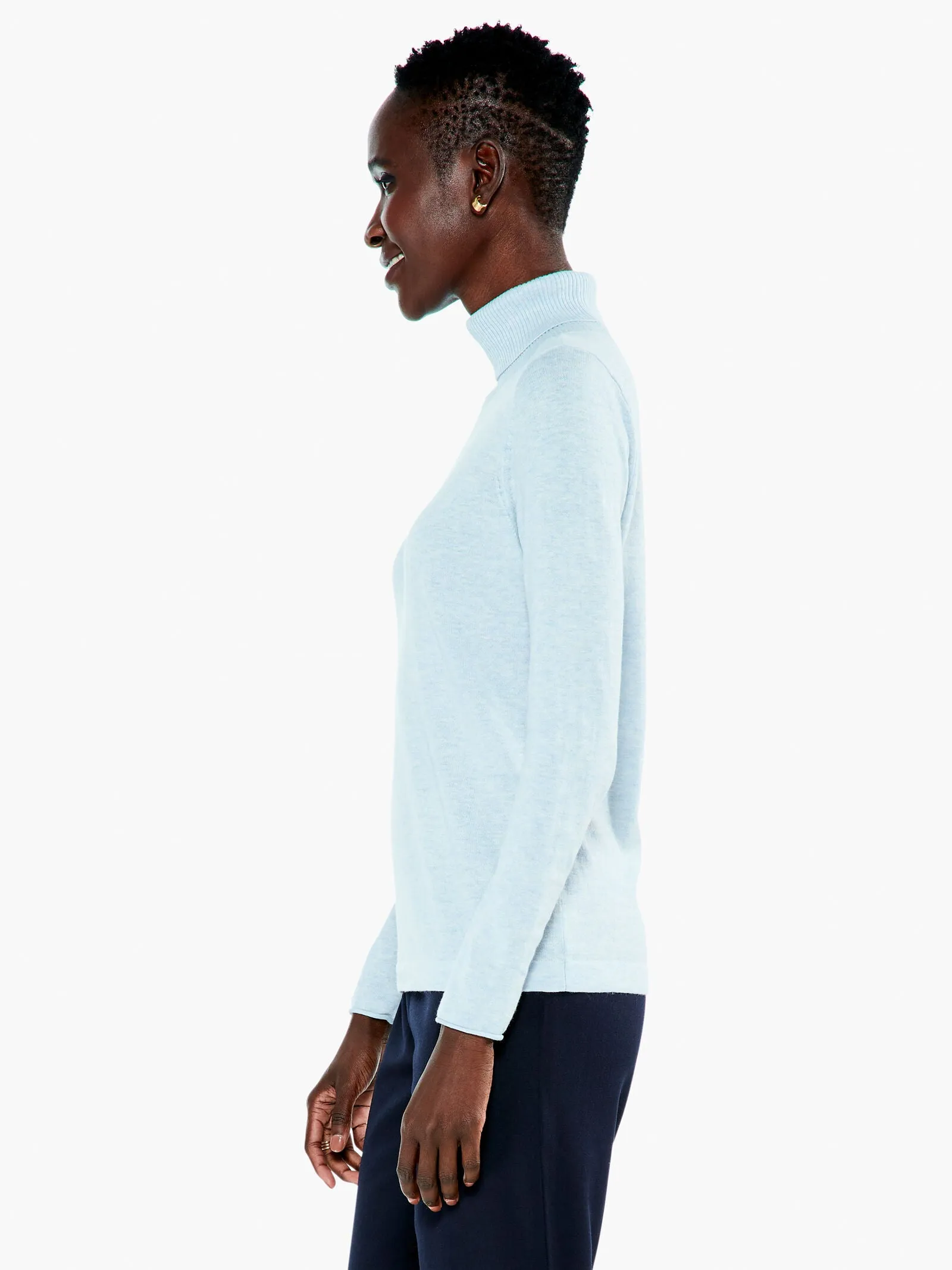 Nic   Zoe Turtleneck Sweater Tee