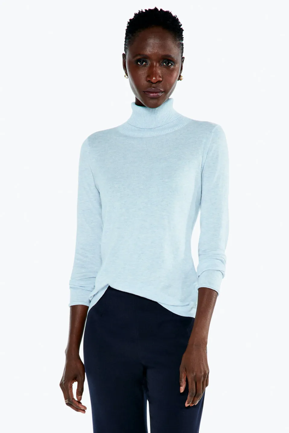 Nic   Zoe Turtleneck Sweater Tee