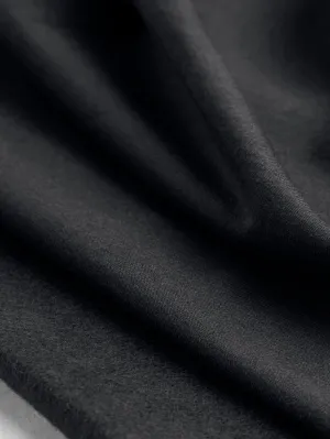 Organic Cotton Fleece - Black