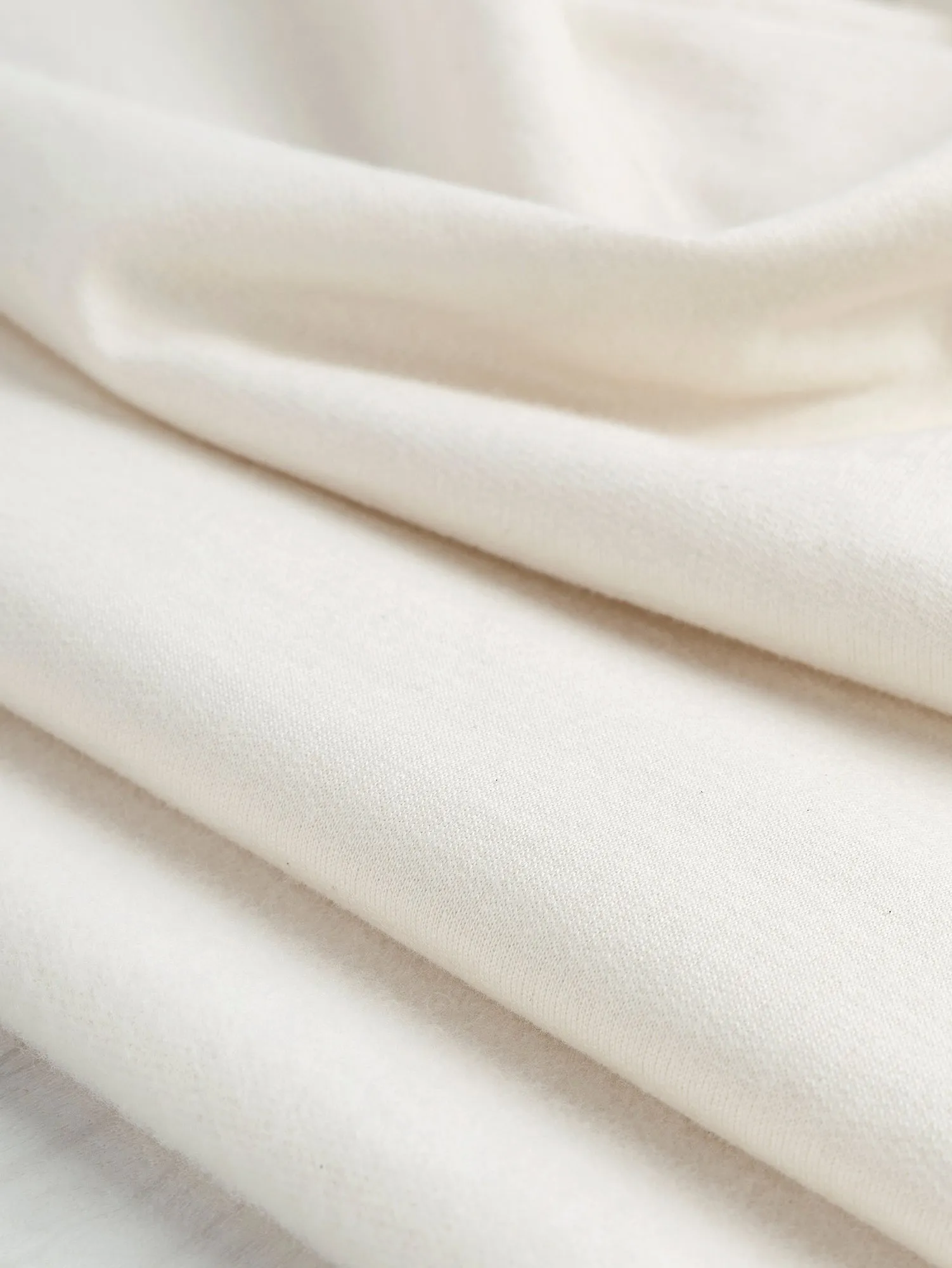 Organic Cotton Fleece - Natural - Swatch