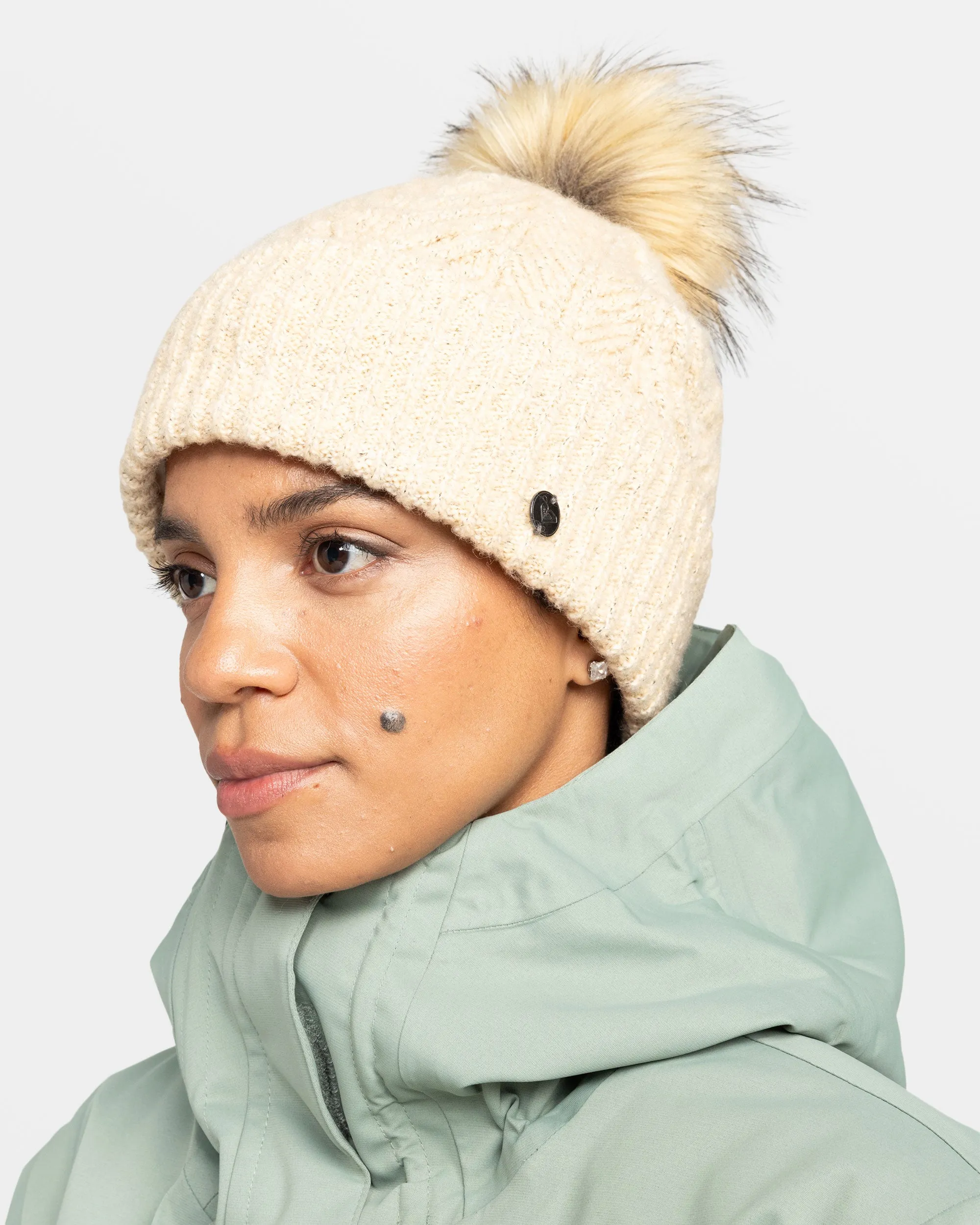 Peak Chic Cuff Beanie - Pebble