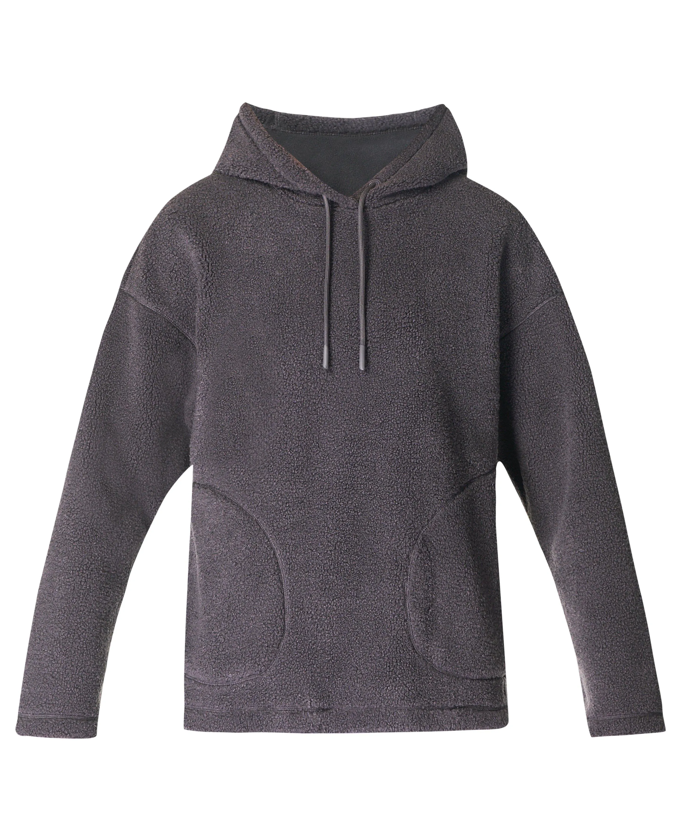 Plush Textured Hoody Sb10005 Urban-Grey