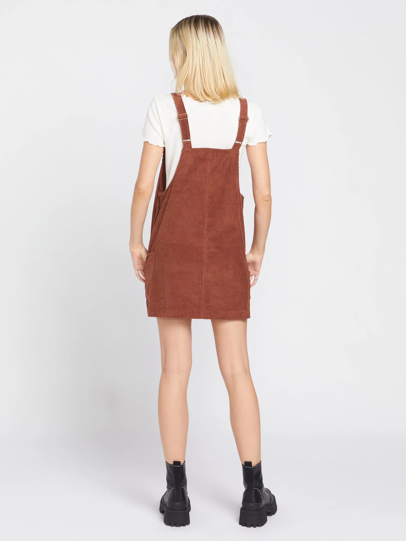 Power Chord Dress - Chestnut Brown