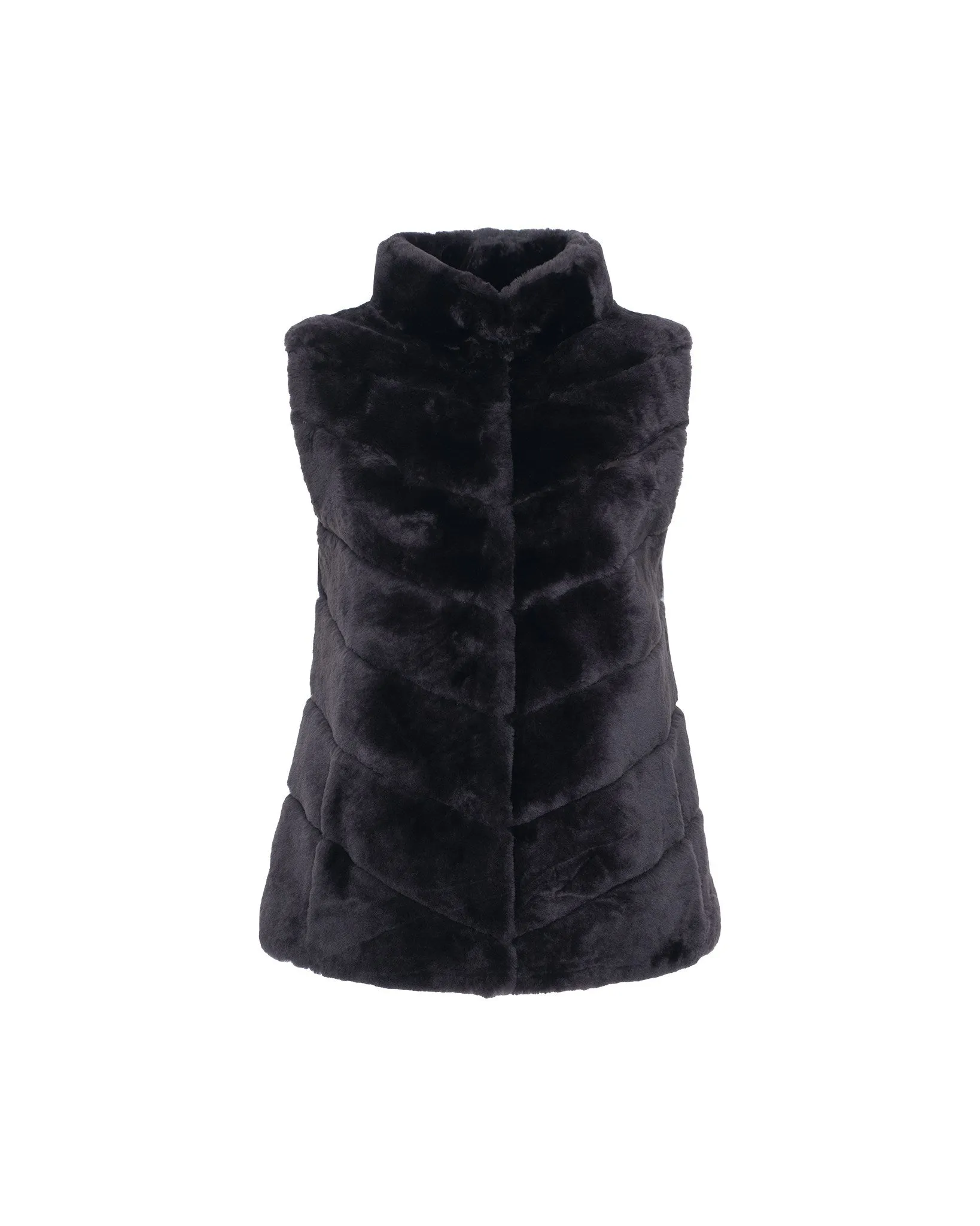 Select Shearling Lamb Chevron Vest