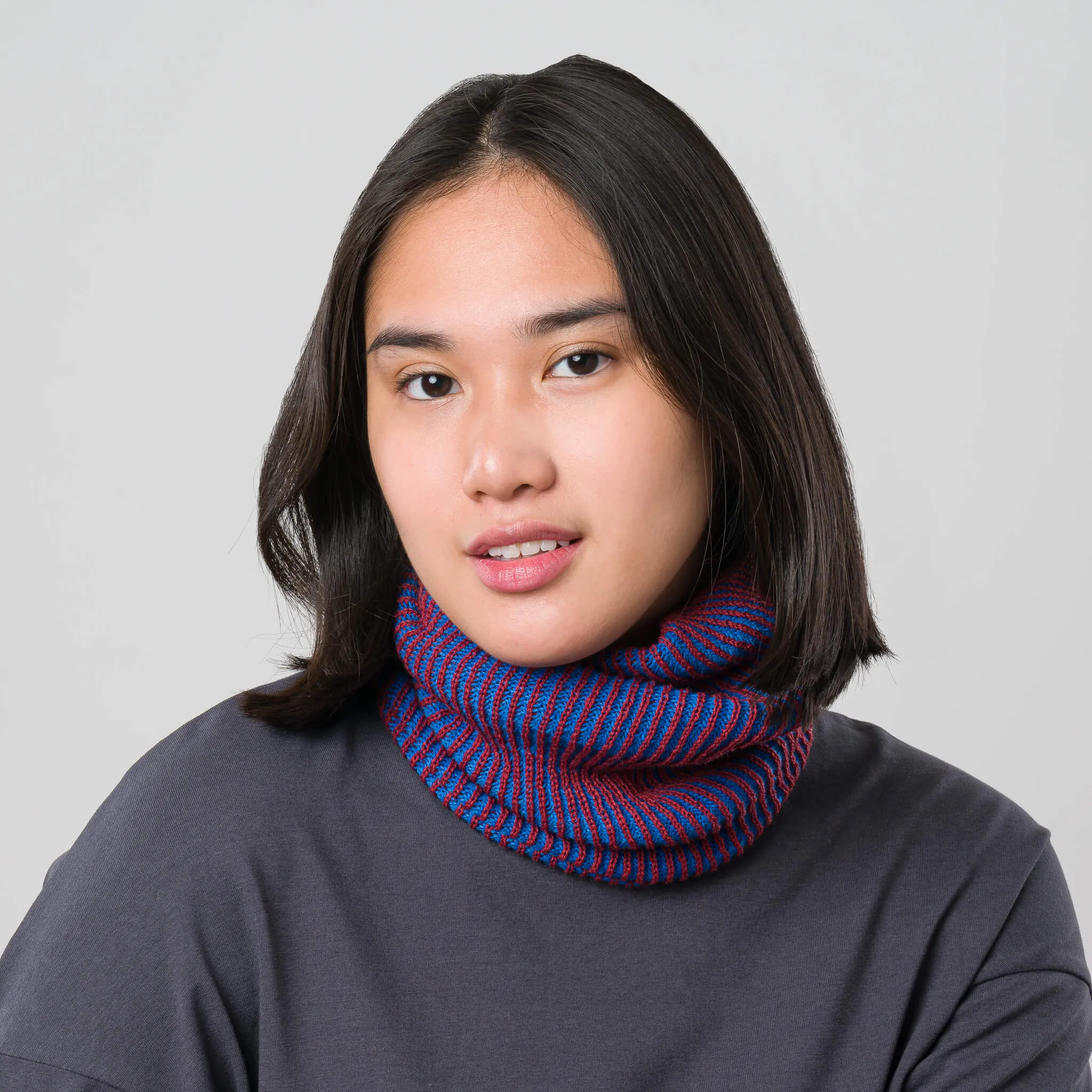 Simple Rib Knit Snood