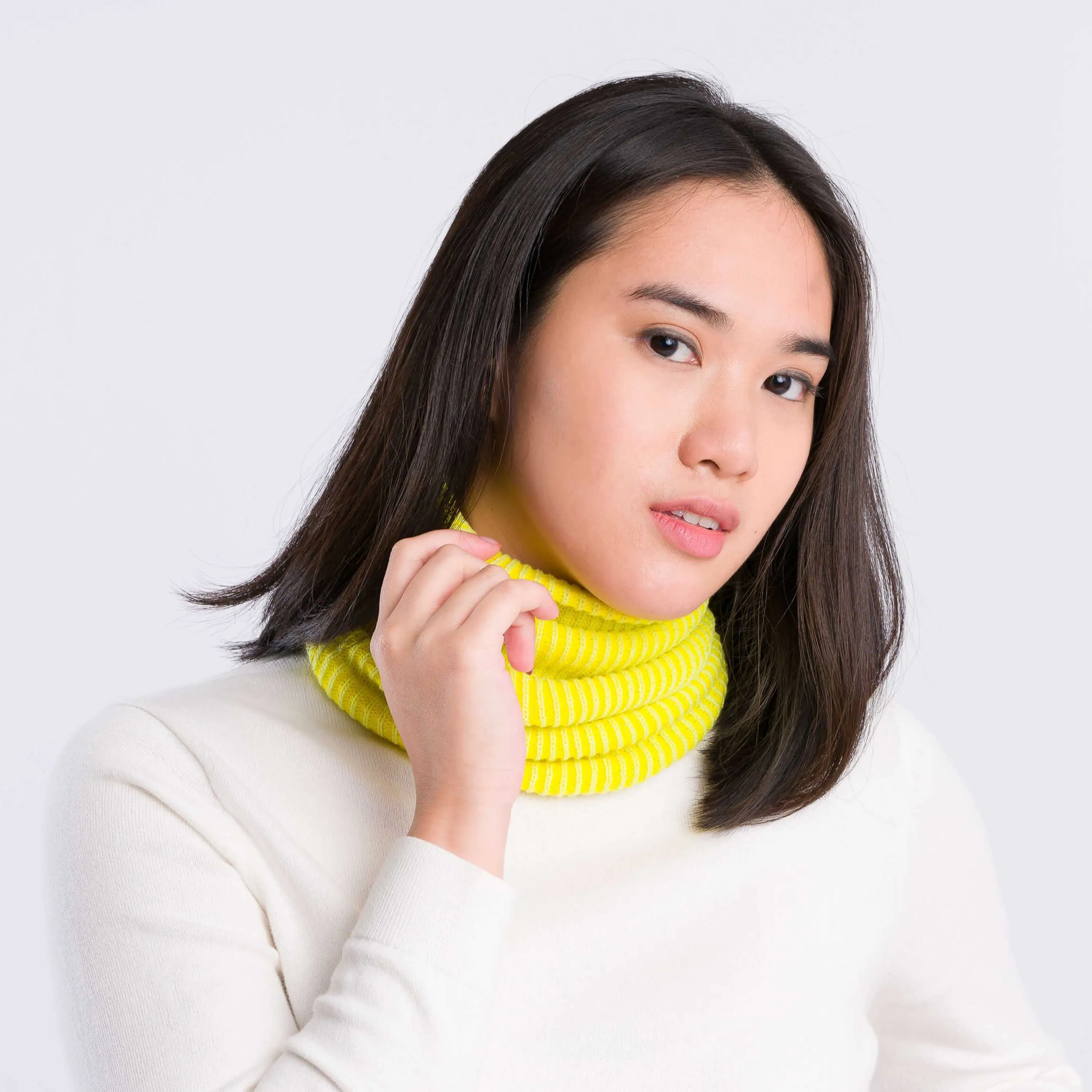 Simple Rib Knit Snood