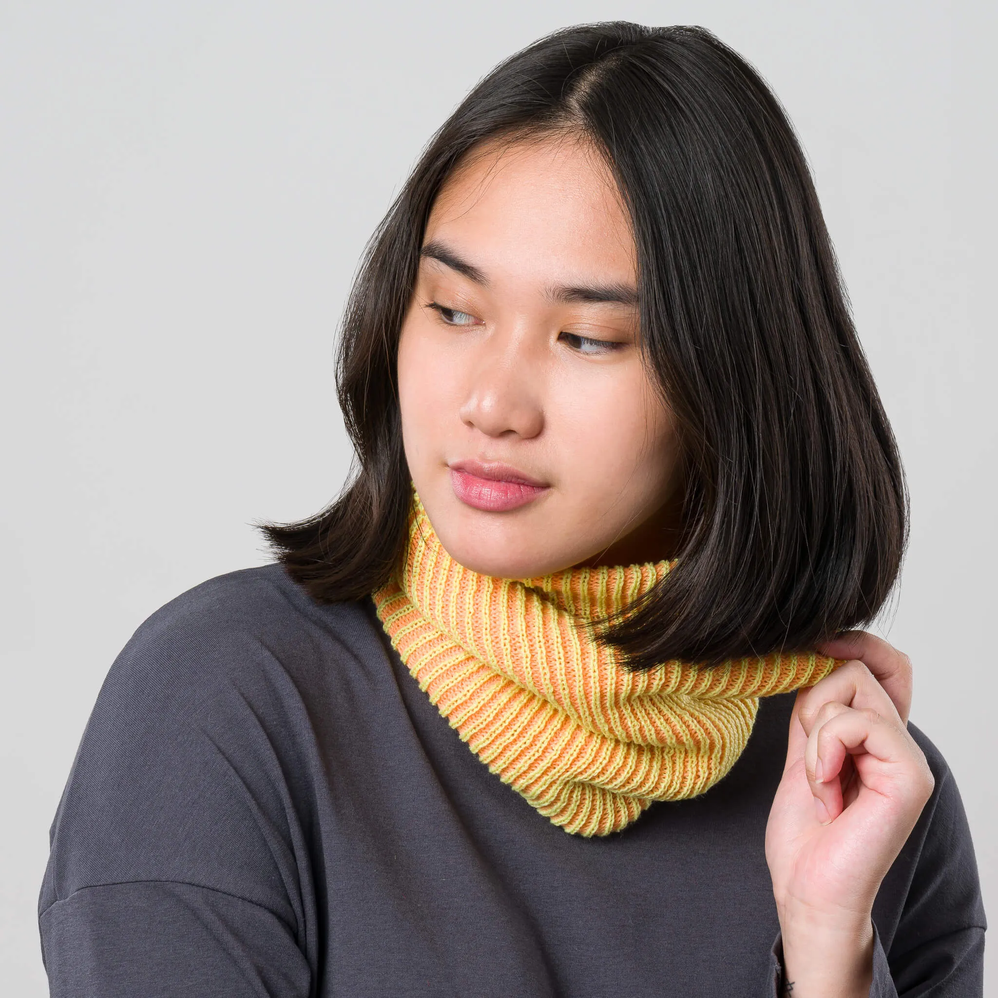 Simple Rib Knit Snood