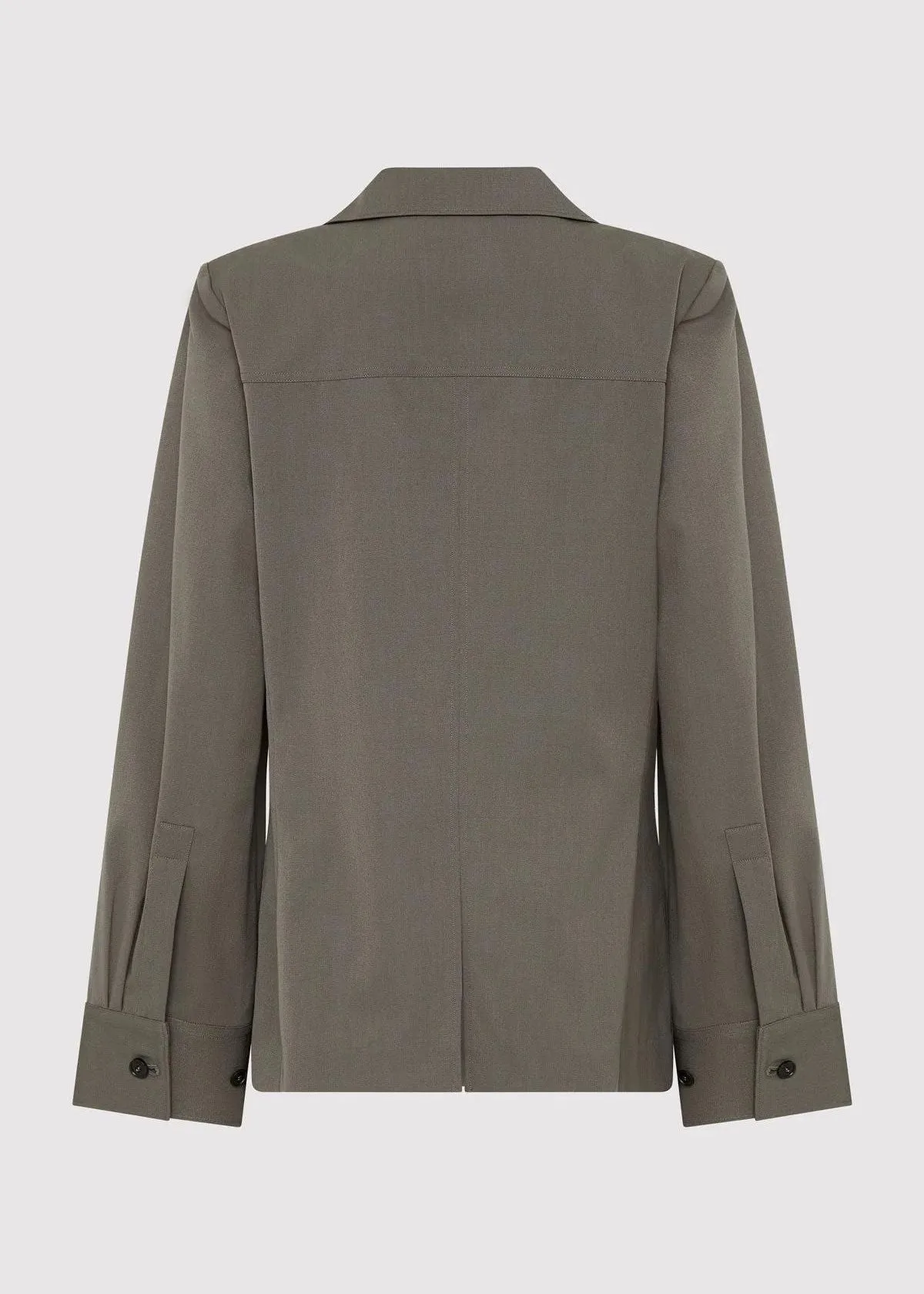 ST. AGNI Shirt Jacket - Smokey Olive