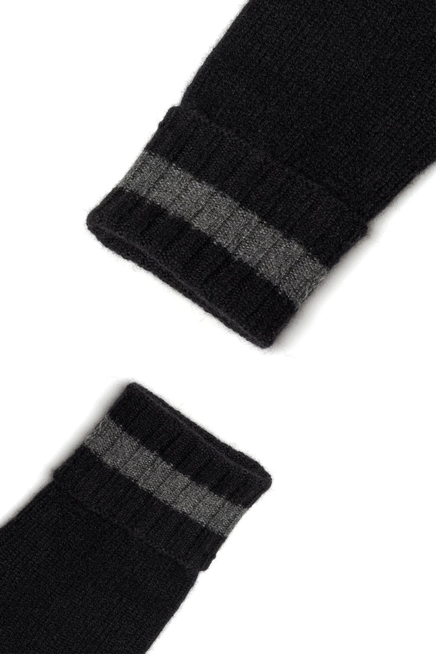 Striped Gloves | Recycled Cashmere