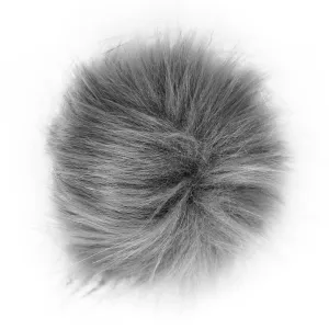 Unique Craft Pom Pom w/ Loop - Grey