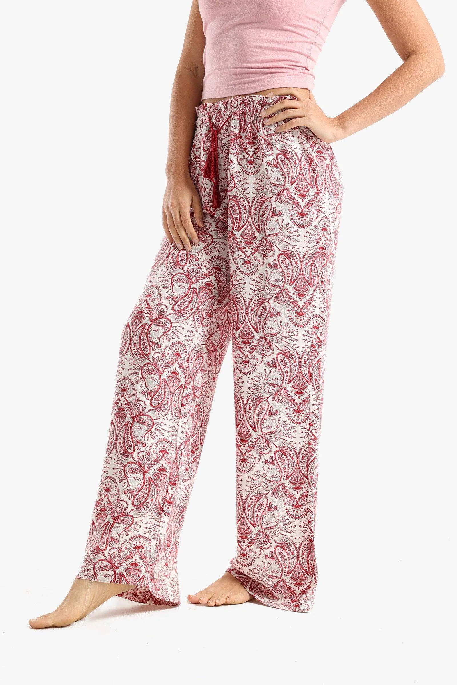 Wide Leg Pyjama Pants