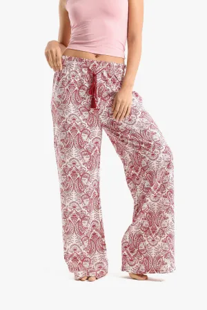 Wide Leg Pyjama Pants