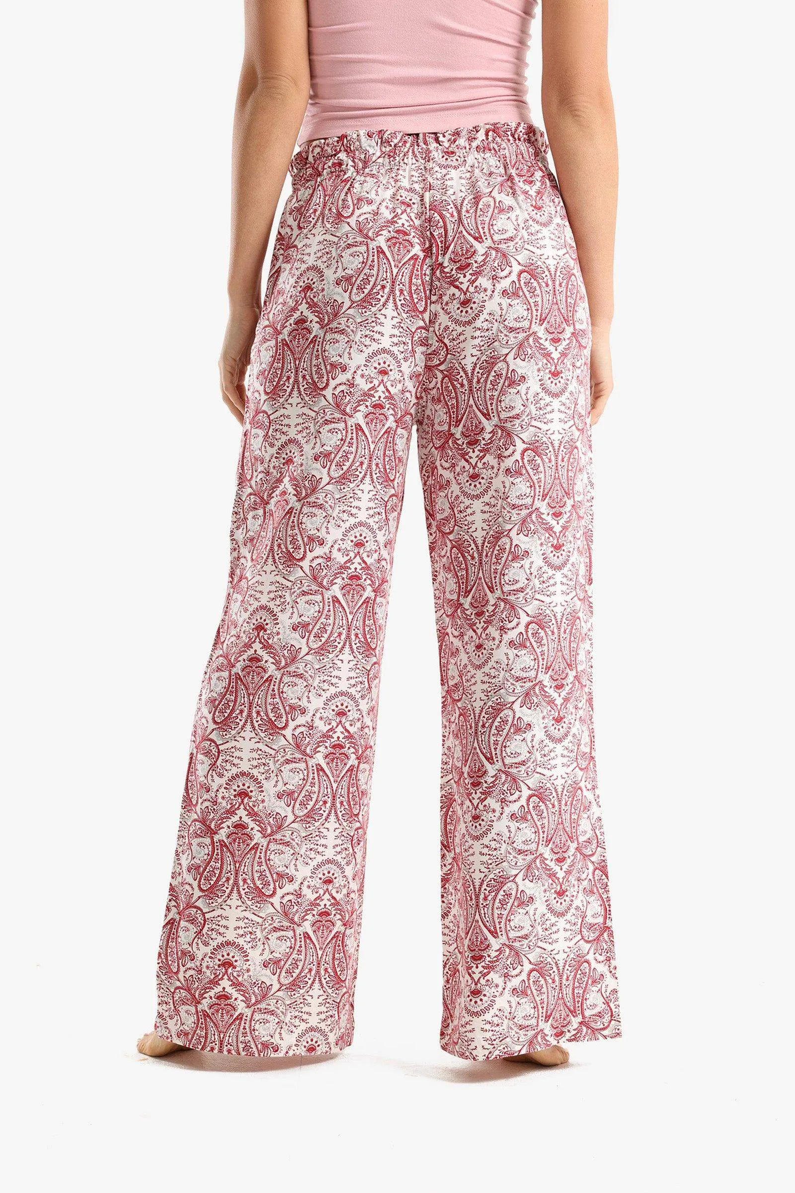 Wide Leg Pyjama Pants