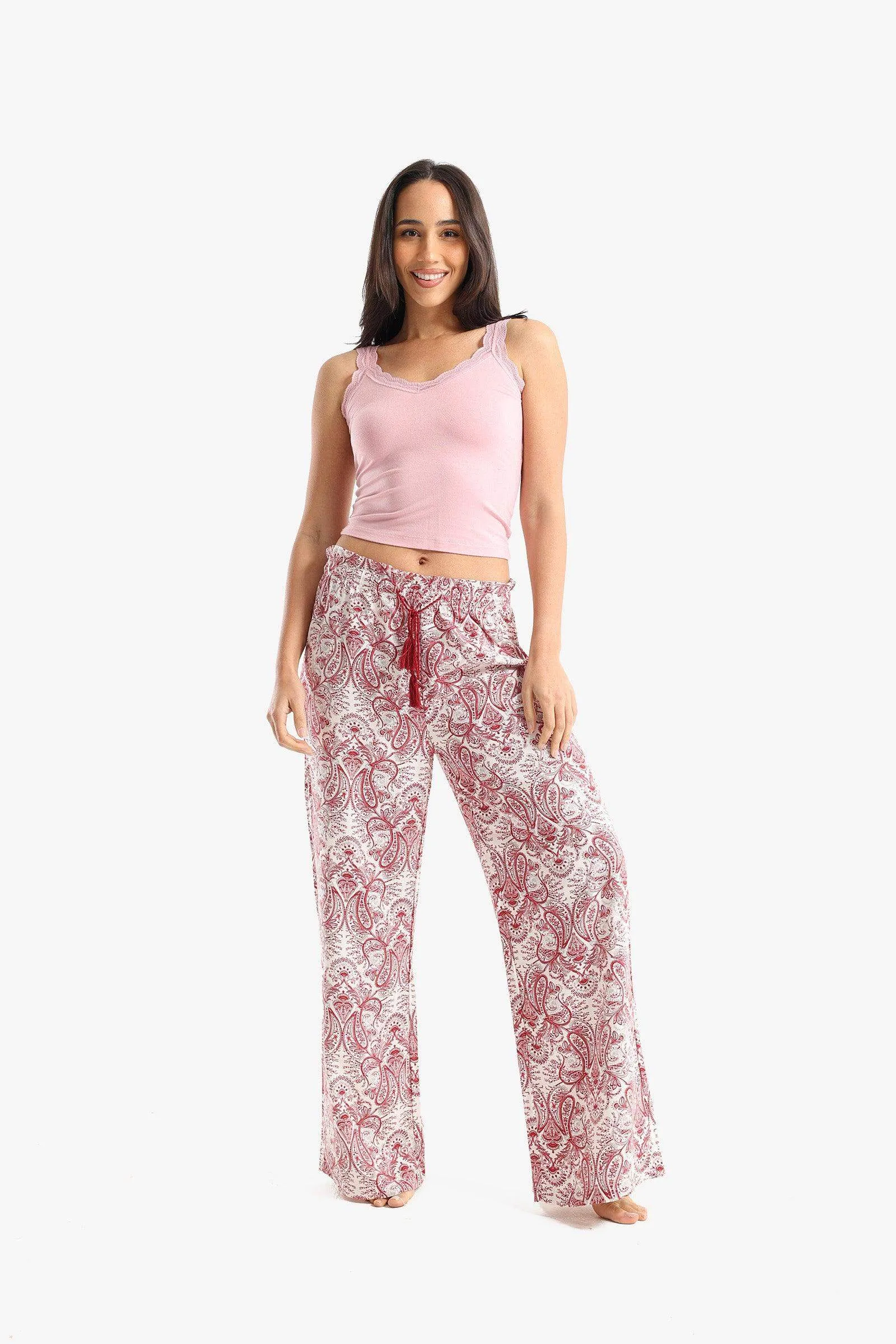 Wide Leg Pyjama Pants