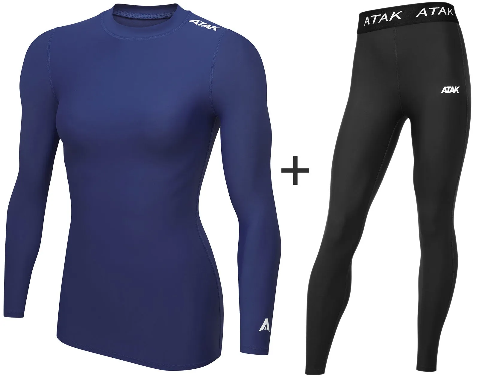 Women's ATAK Sports Compression Thermal Base Layer COMBO