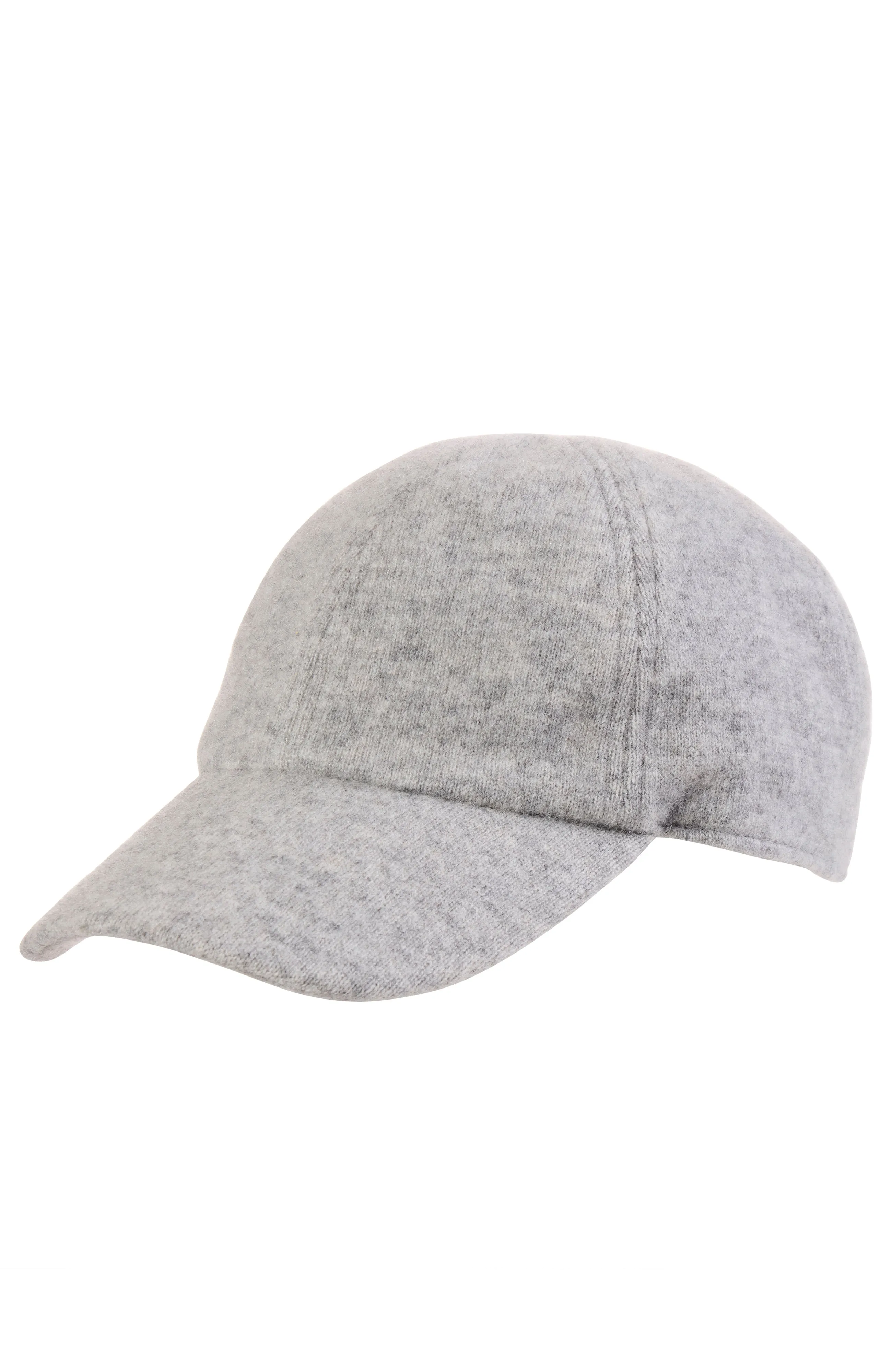 WOMEN'S CASHMERE KNIT BASEBALL CAP