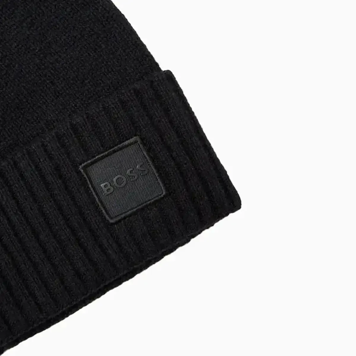 Wool Bend Knit Beanie Hat