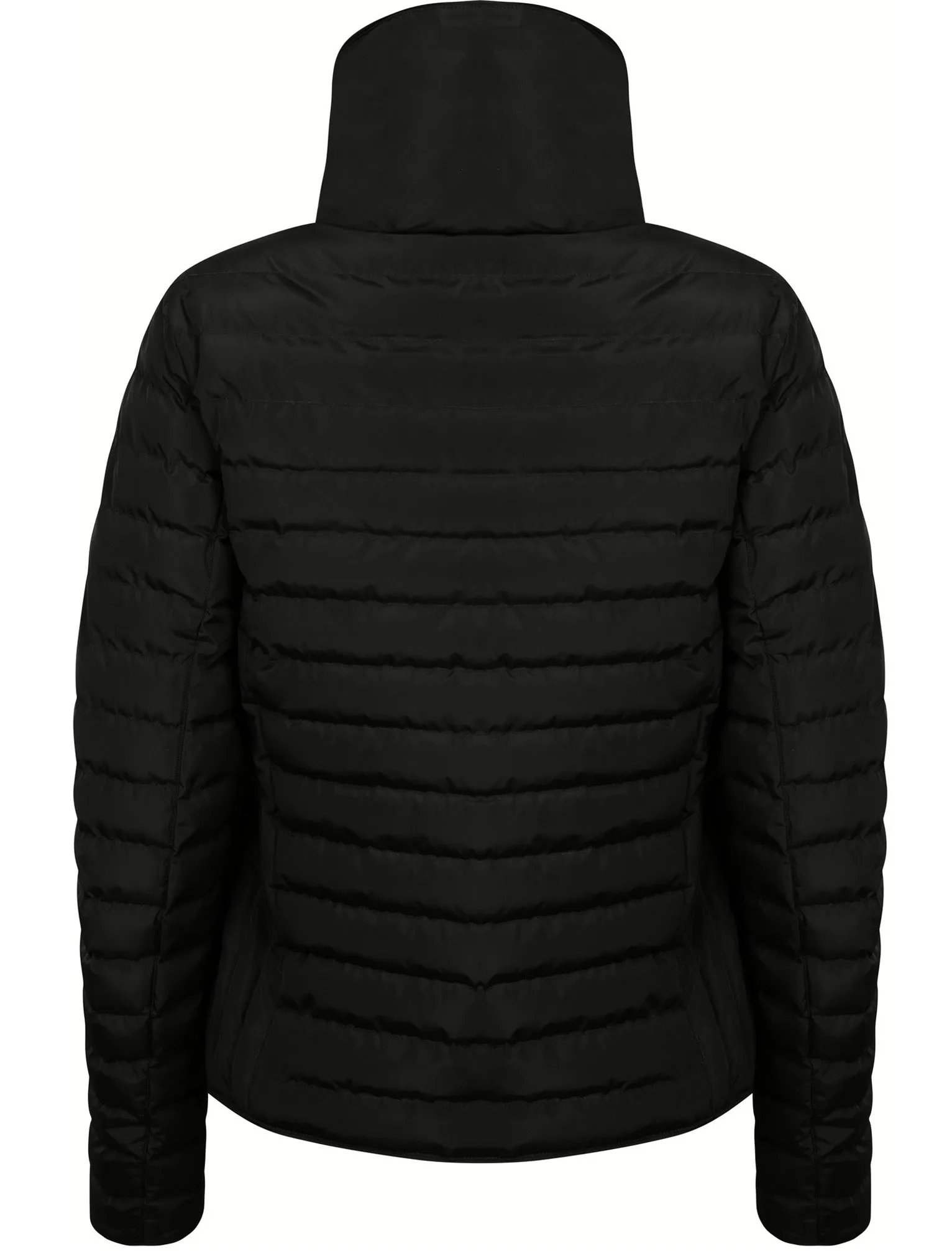 Zelda 2 Funnel Neck Quilted Jacket in Black - Tokyo Laundry